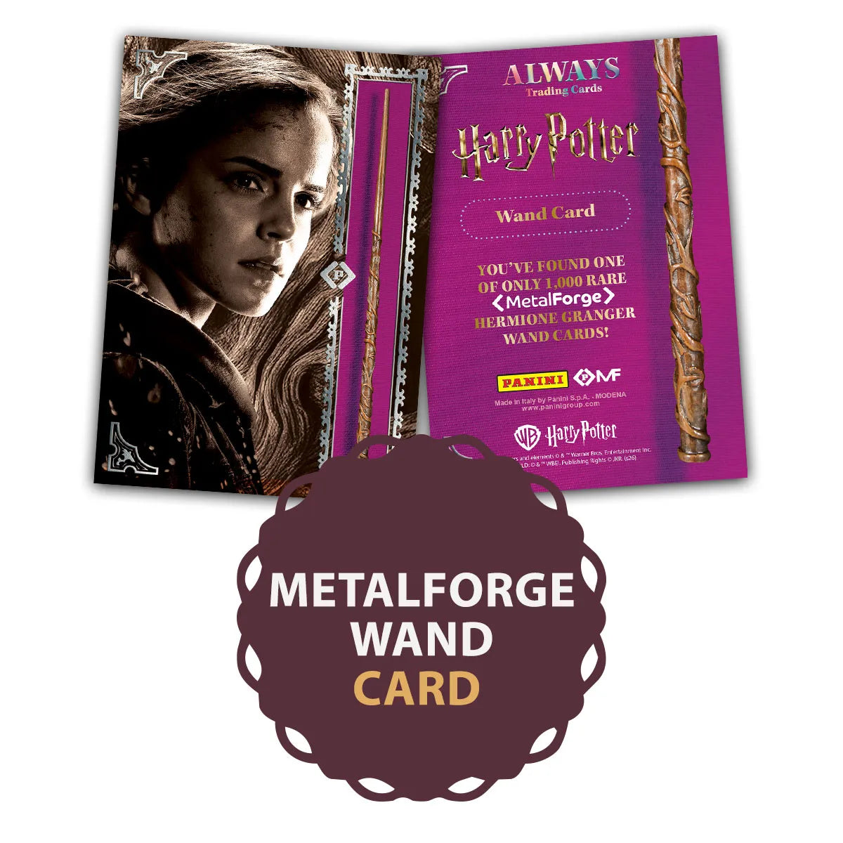 Harry Potter ALWAYS Trading Card Treasure Box Panini - Hermione Granger