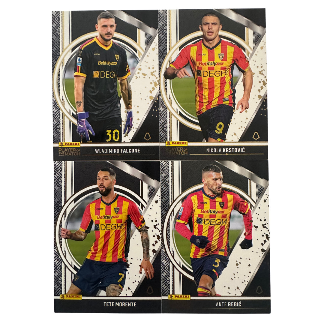 Player of the Match 2024/25 Panini - Scegli squadra completa Juventus Inter Milan Napoli