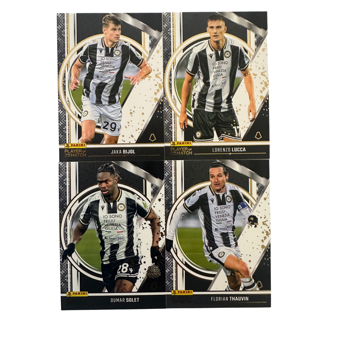 Player of the Match 2024/25 Panini - Scegli squadra completa Juventus Inter Milan Napoli