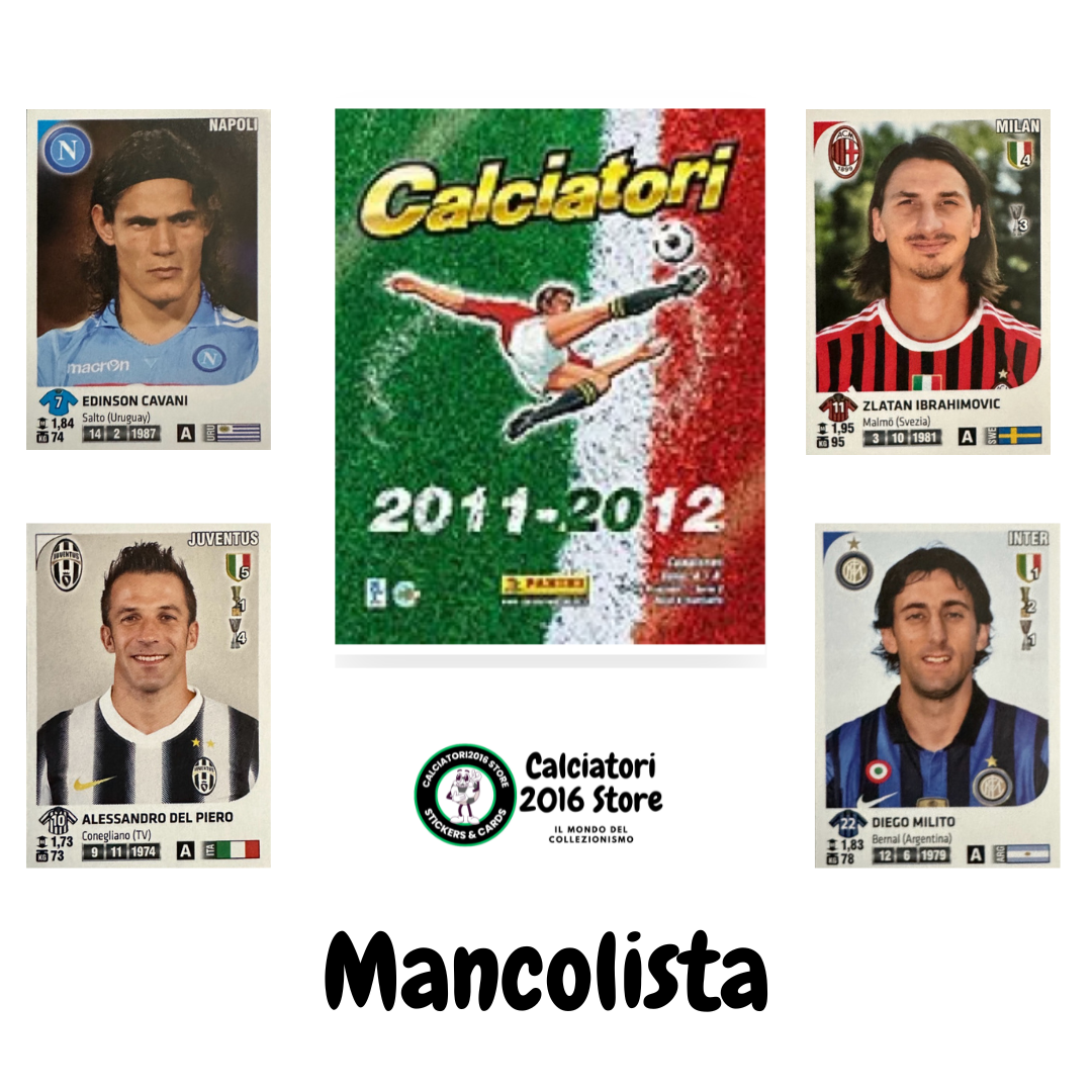Calciatori panini 2011/12 - Scegli figurina da 201 a 300