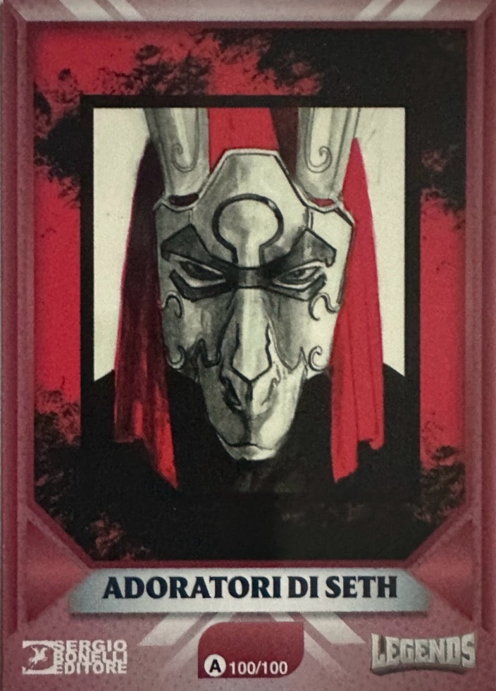 Sergio Bonelli Legends Gedis Mancolista Card Rosse - Scegli da 1 a 100