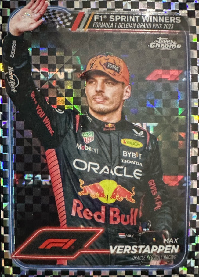 Formula 1 2024 Topps Chrome mancolista - Scegli Card Parallel Refractor Sepia Black Flag