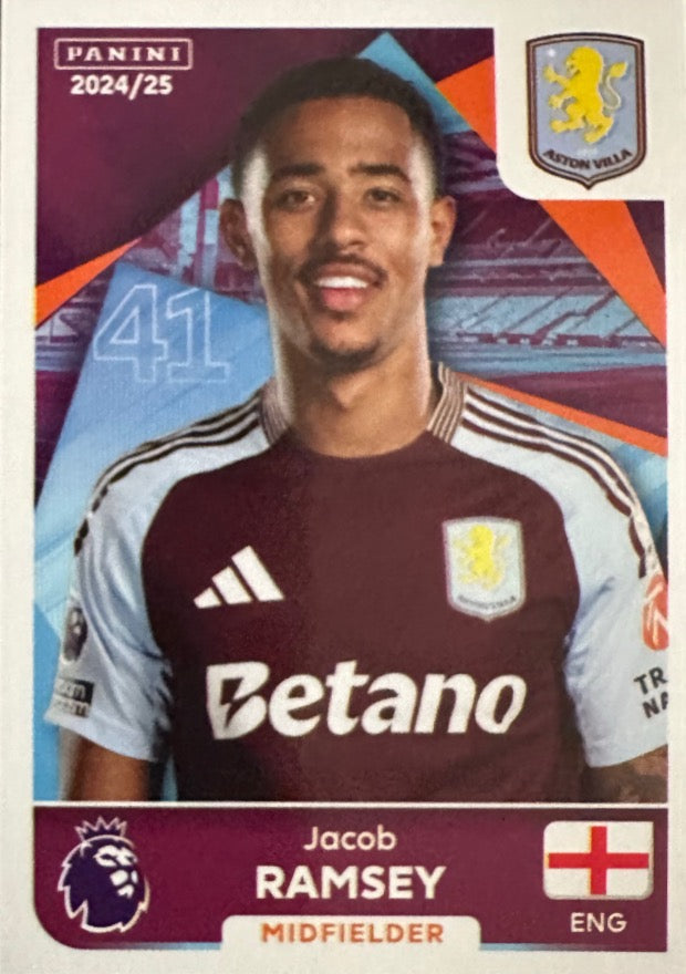 Premier League 2025 mancolista - Scegli figurina da 1 a 100