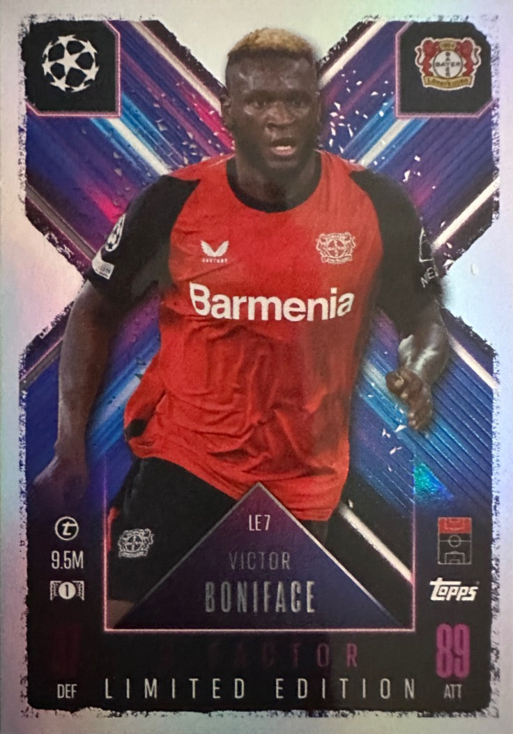 Match Attax Extra 2025 missing - Choose Card Black Gold Limited Edition Pro Elite