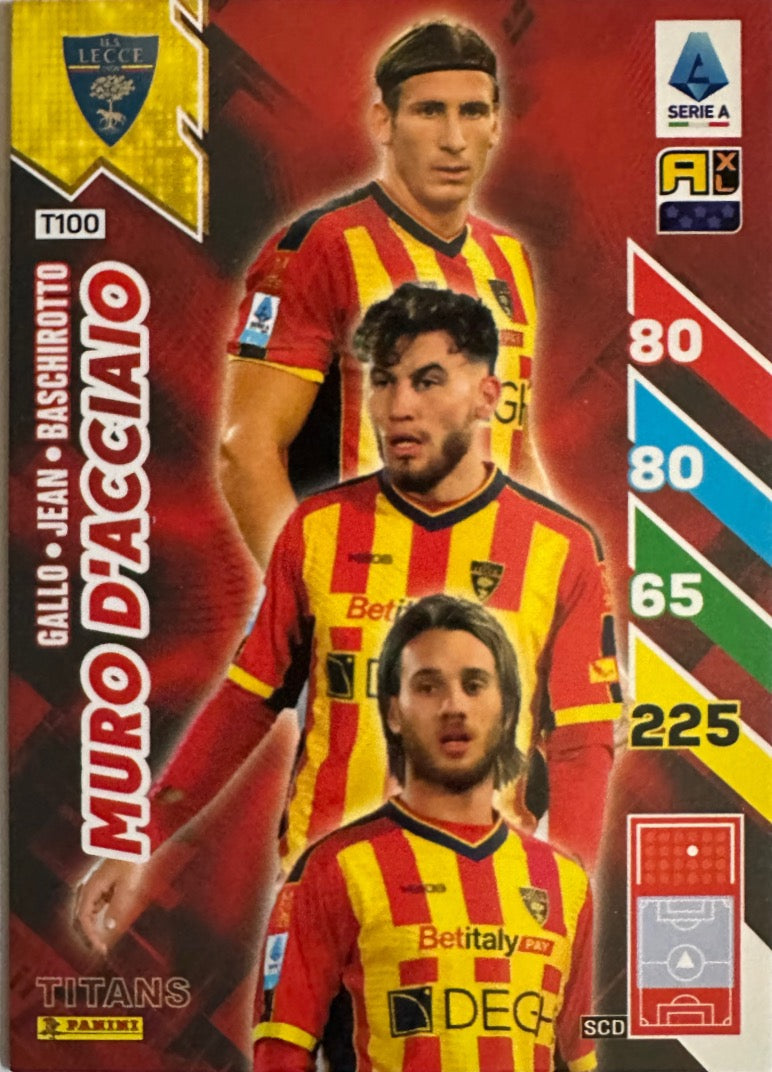 Adrenalyn XL Titans 2025 mancolista - Scegli Card da 1 a 100