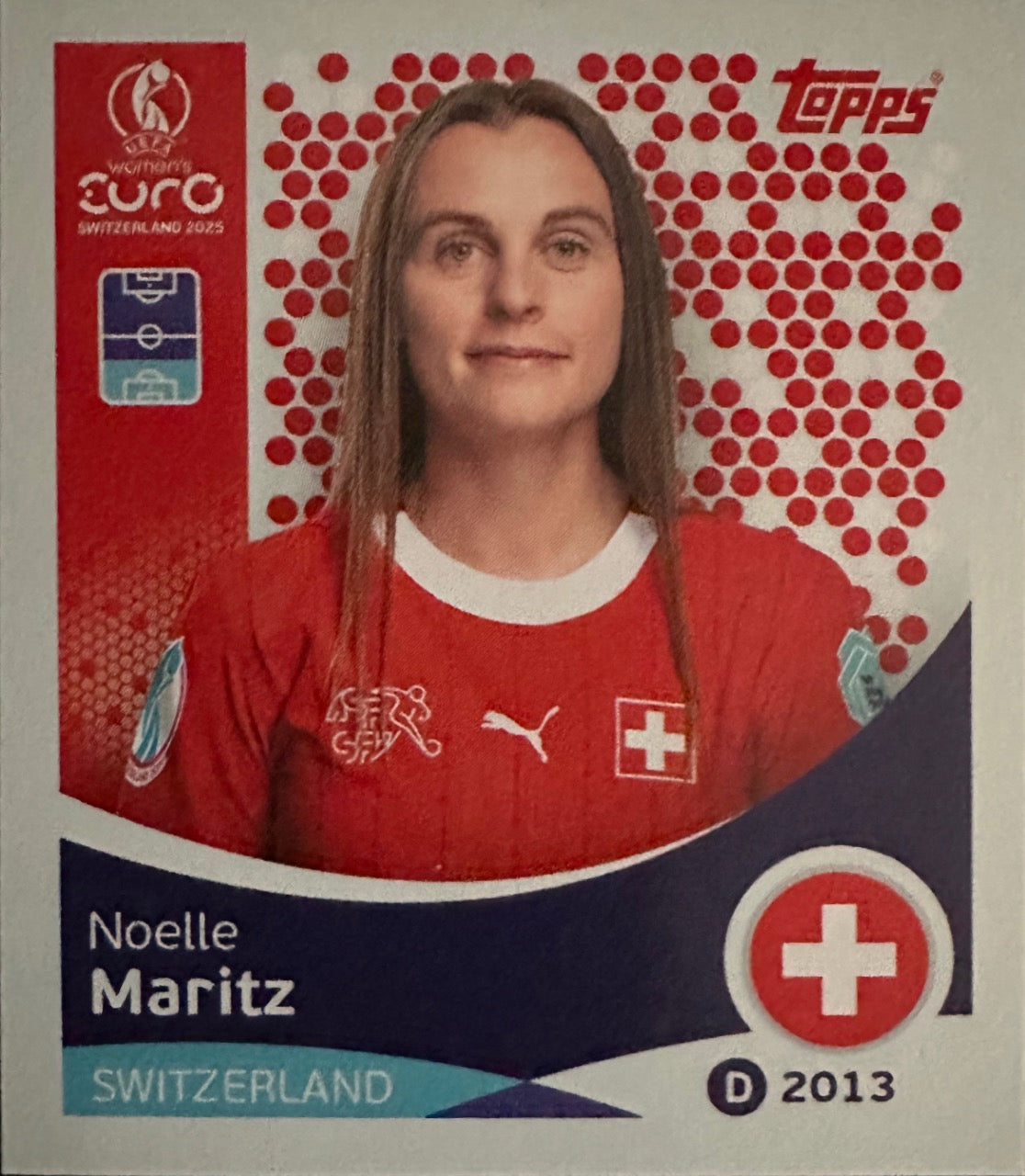 Women's Euro 2025 Switzerland - Scegli figurina da 1 a 100