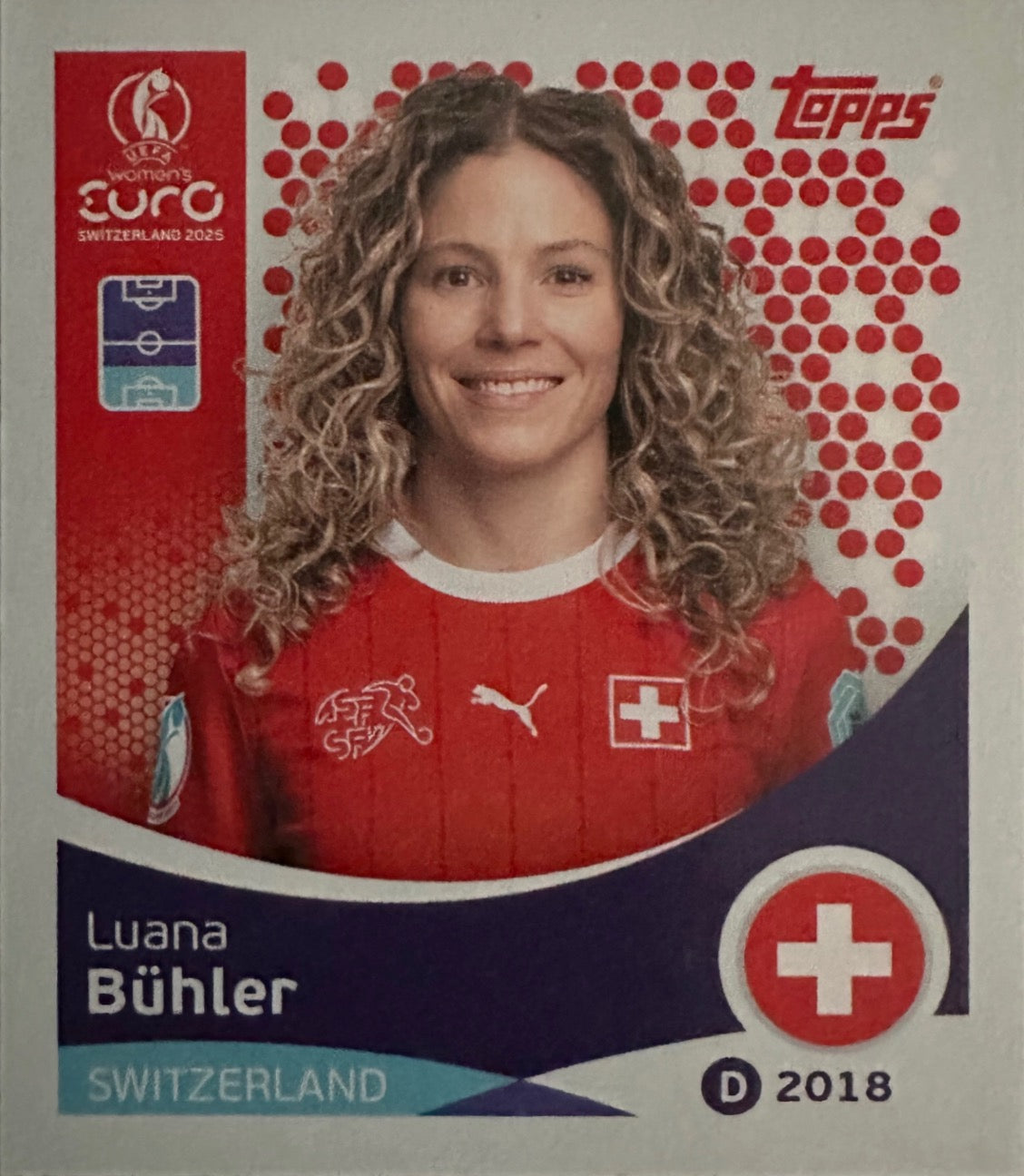 Women's Euro 2025 Switzerland - Scegli figurina da 1 a 100