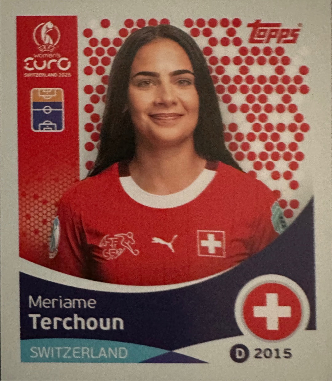 Women's Euro 2025 Switzerland - Scegli figurina da 1 a 100