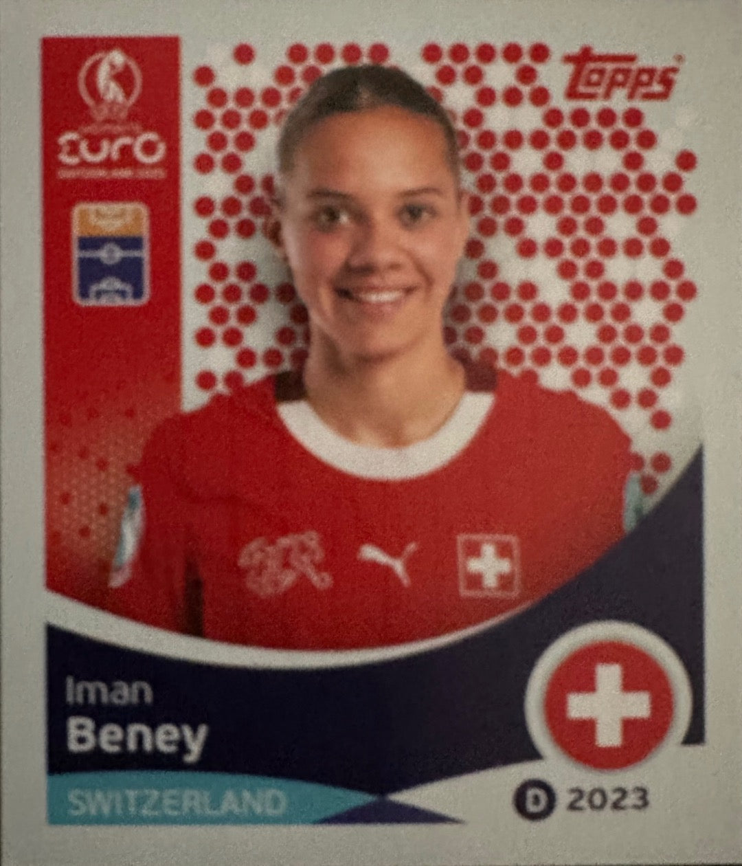 Women's Euro 2025 Switzerland - Scegli figurina da 1 a 100