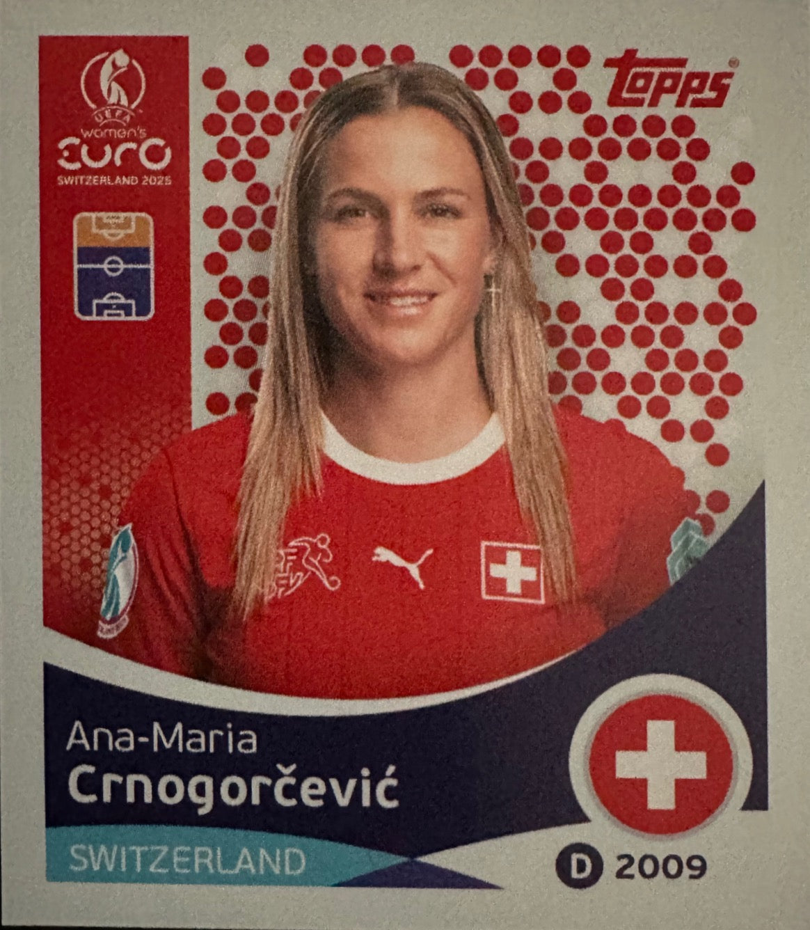 Women's Euro 2025 Switzerland - Scegli figurina da 1 a 100