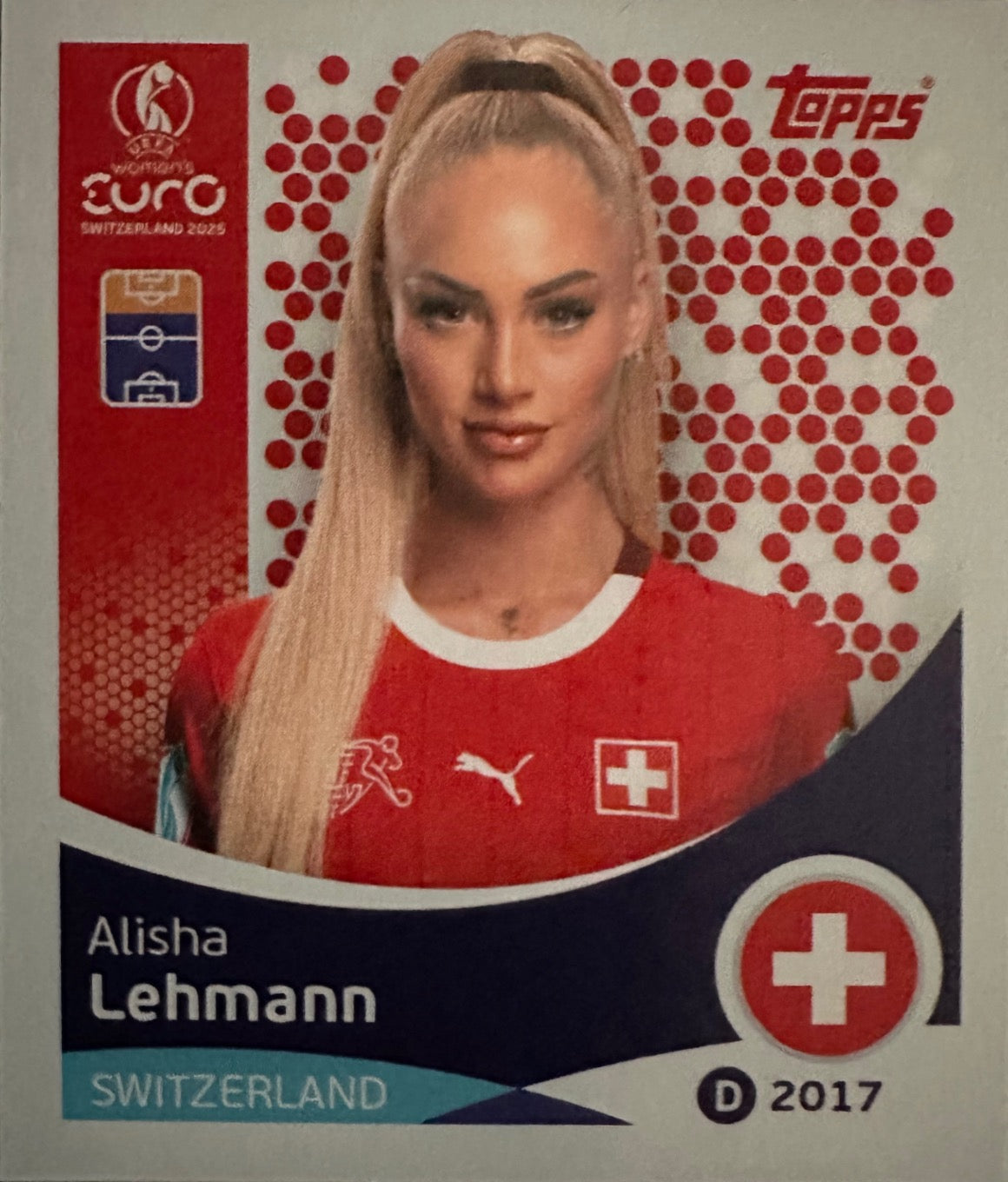 Women's Euro 2025 Switzerland - Scegli figurina da 1 a 100
