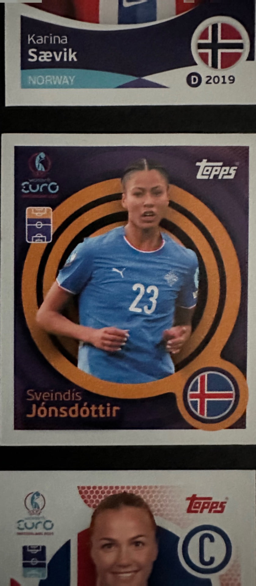 Women's Euro 2025 Switzerland - Scegli figurina da 1 a 100