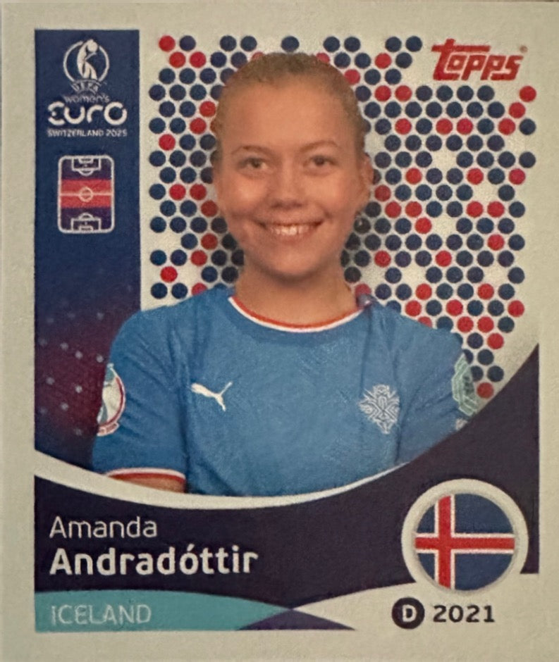 Women's Euro 2025 Switzerland - Scegli figurina da 1 a 100