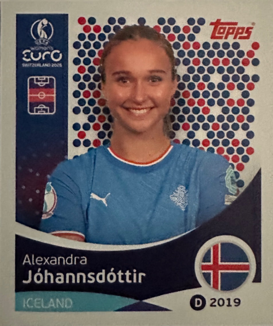 Women's Euro 2025 Switzerland - Scegli figurina da 1 a 100