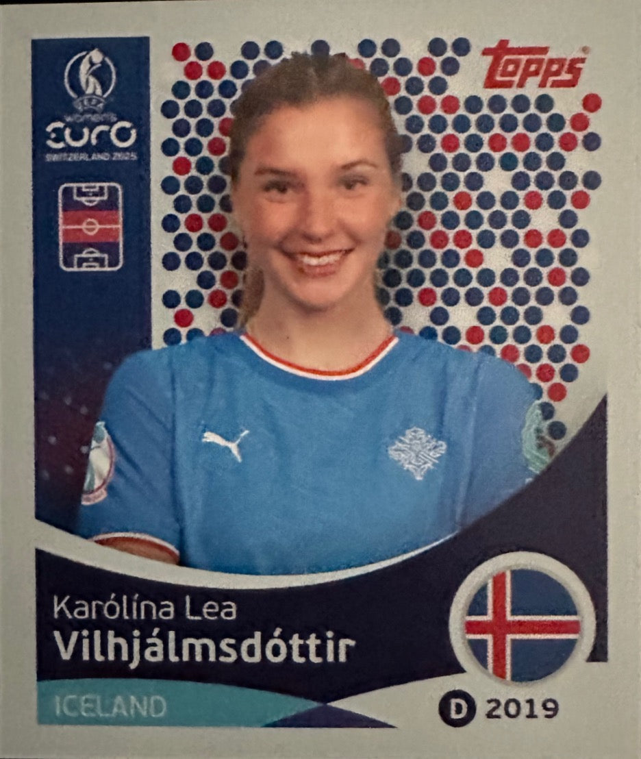 Women's Euro 2025 Switzerland - Scegli figurina da 1 a 100