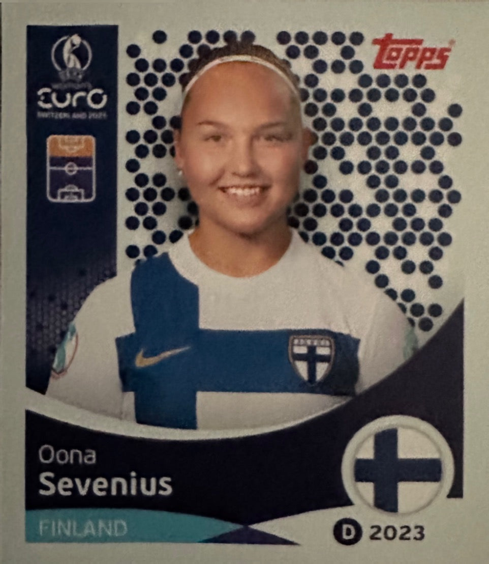 Women's Euro 2025 Switzerland - Scegli figurina da 1 a 100