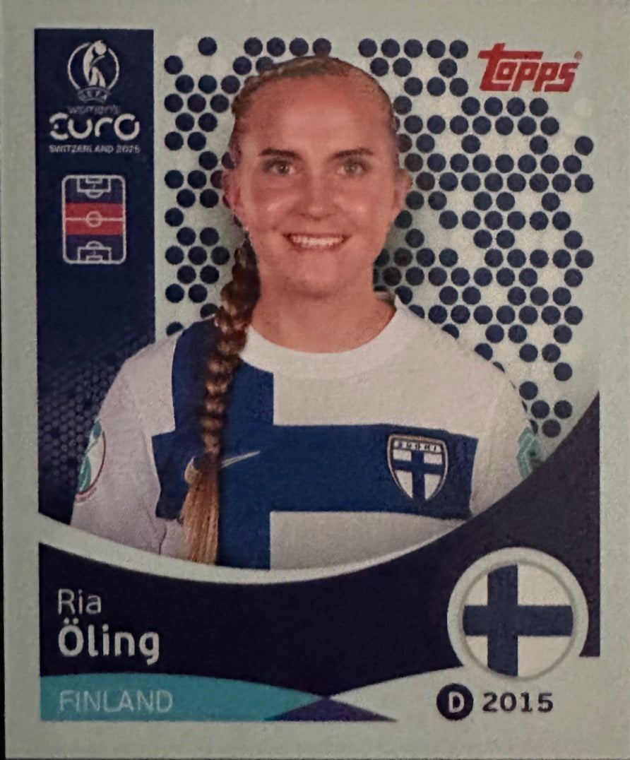 Women's Euro 2025 Switzerland - Scegli figurina da 1 a 100