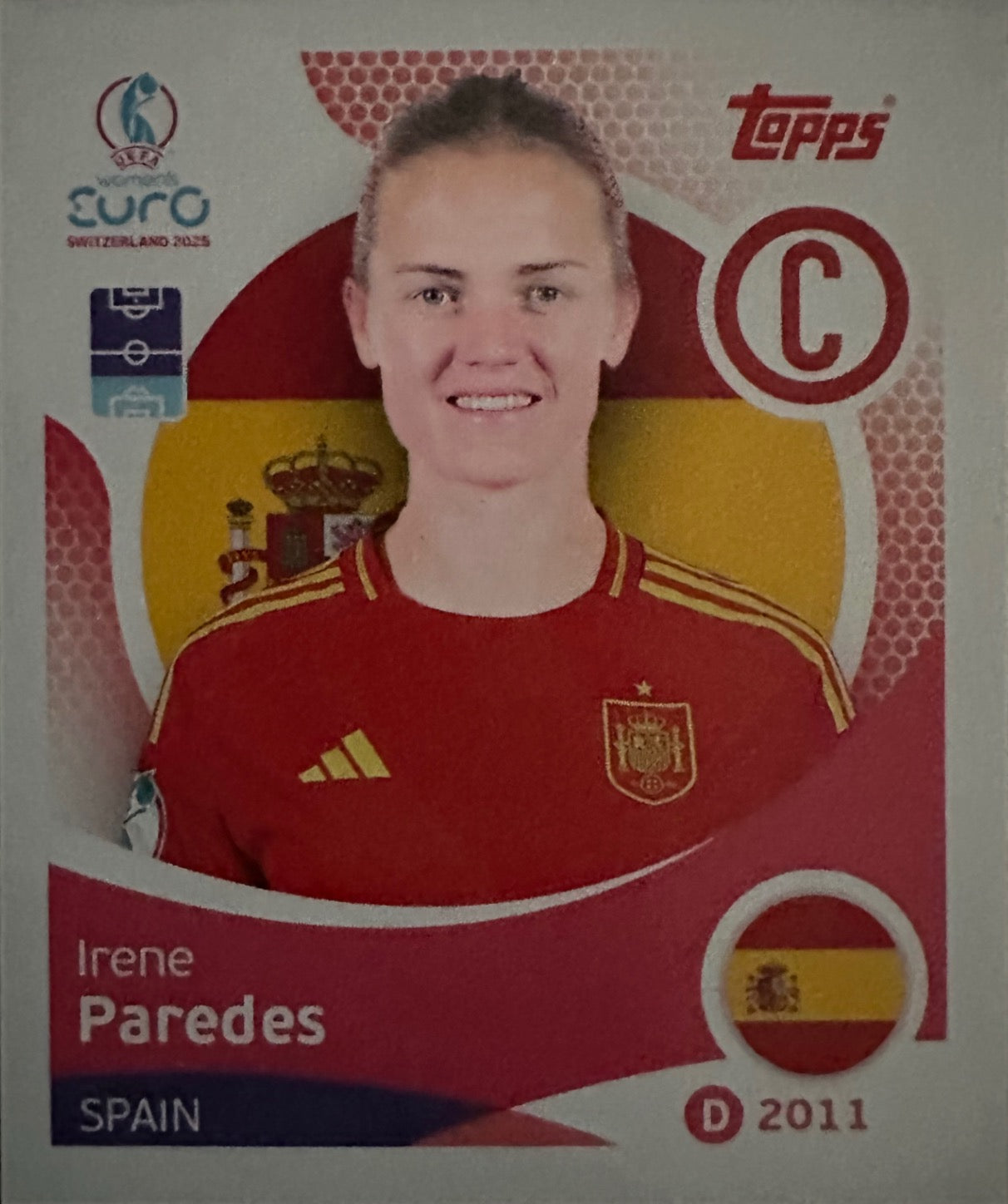 Women's Euro 2025 Switzerland - Scegli figurina da 1 a 100