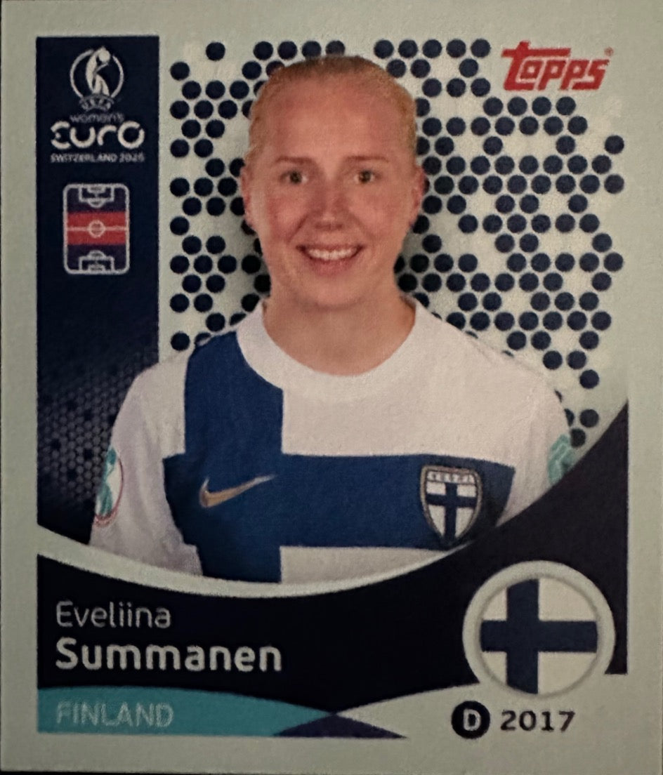 Women's Euro 2025 Switzerland - Scegli figurina da 1 a 100