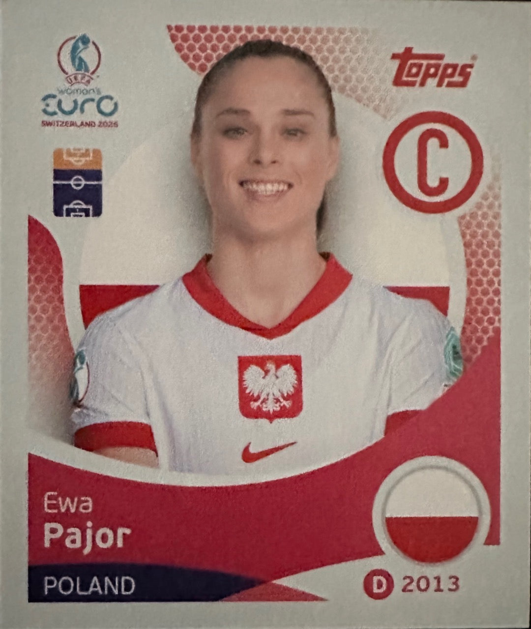 Women's Euro 2025 Switzerland - Scegli figurina da 101 a 200