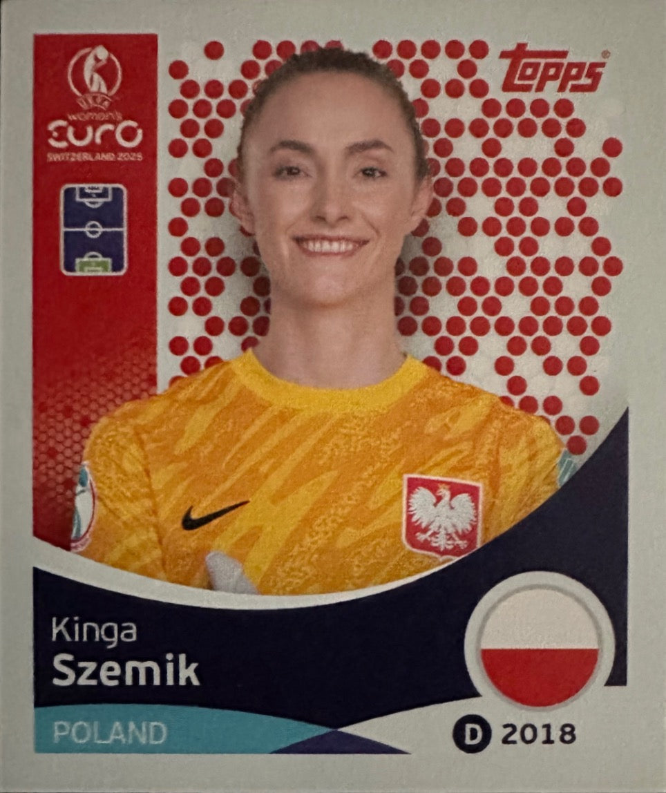 Women's Euro 2025 Switzerland - Scegli figurina da 101 a 200