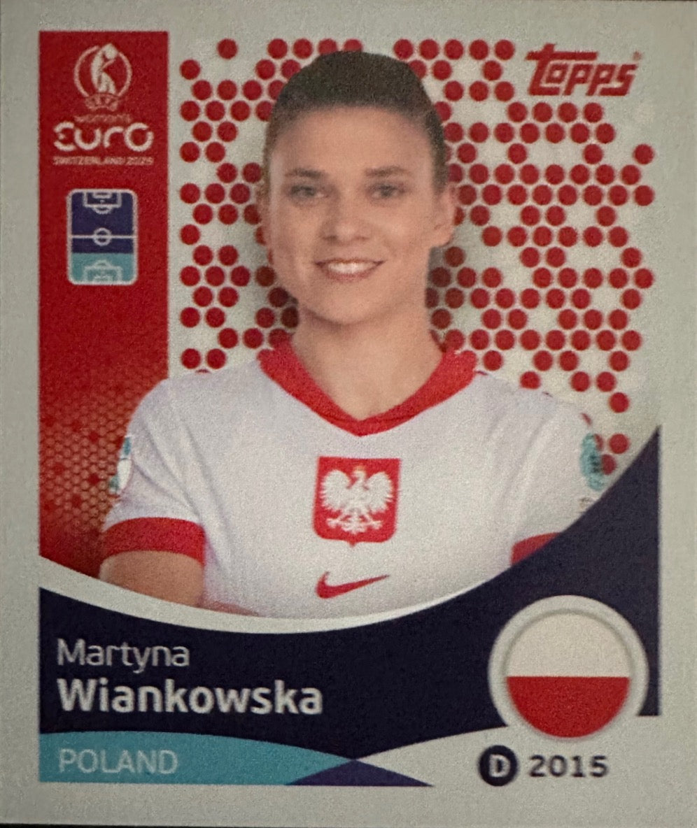 Women's Euro 2025 Switzerland - Scegli figurina da 101 a 200