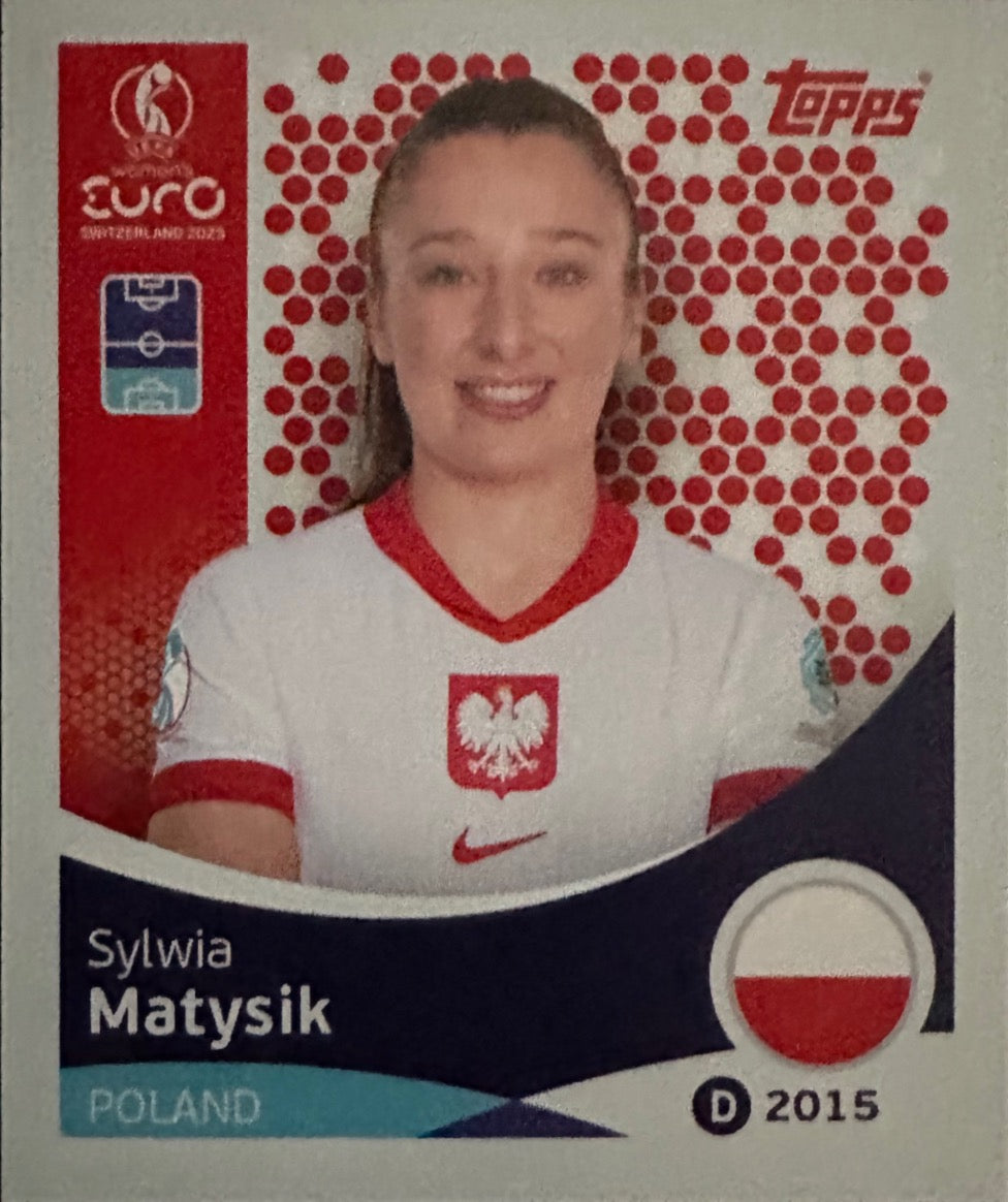 Women's Euro 2025 Switzerland - Scegli figurina da 101 a 200