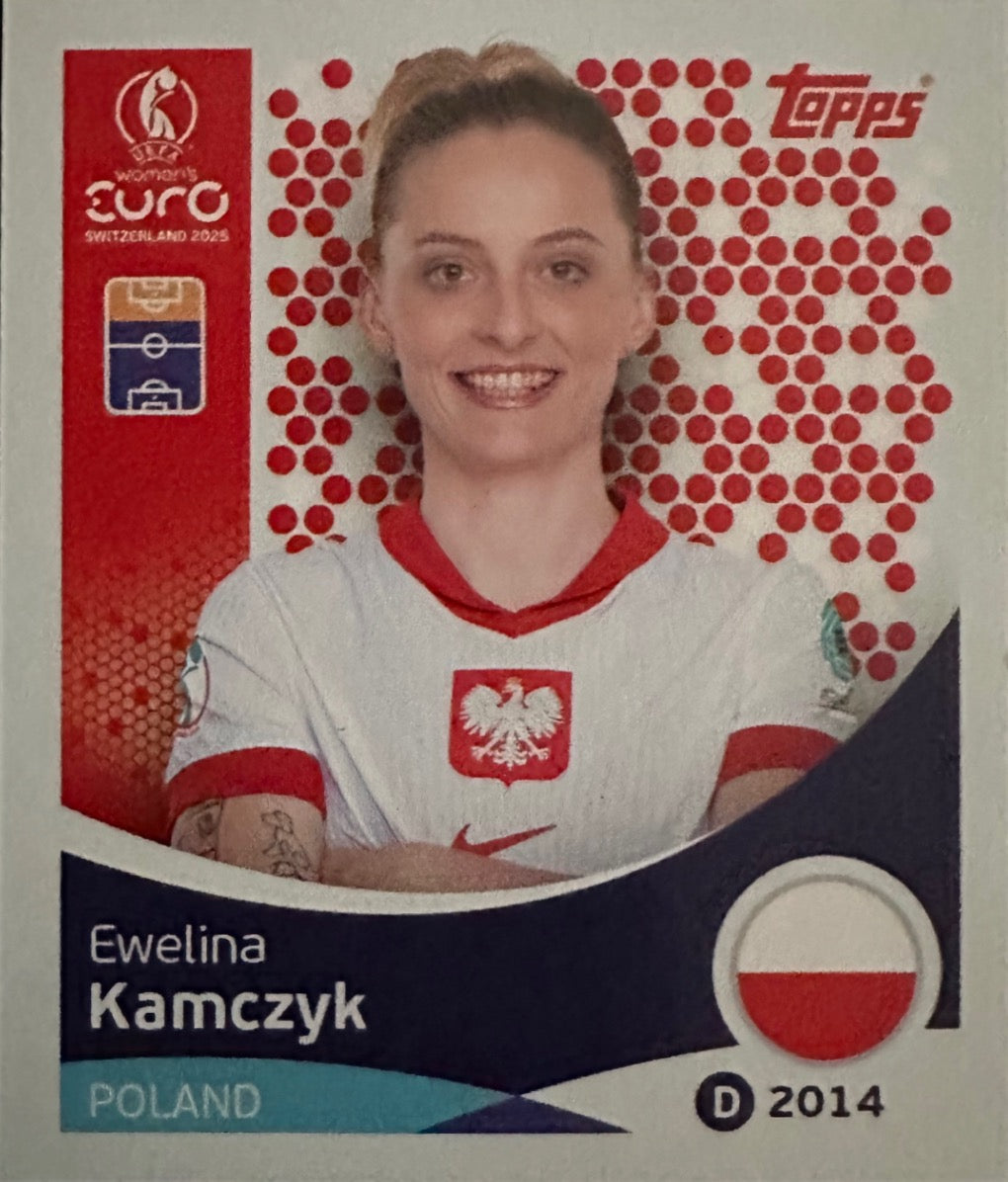 Women's Euro 2025 Switzerland - Scegli figurina da 201 a 300