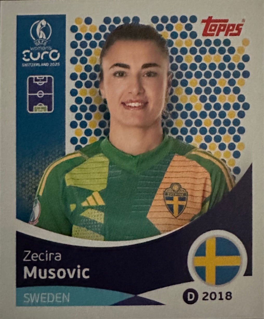 Women's Euro 2025 Switzerland - Scegli figurina da 201 a 300