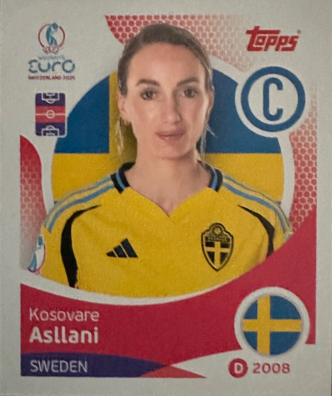 Women's Euro 2025 Switzerland - Scegli figurina da 201 a 300