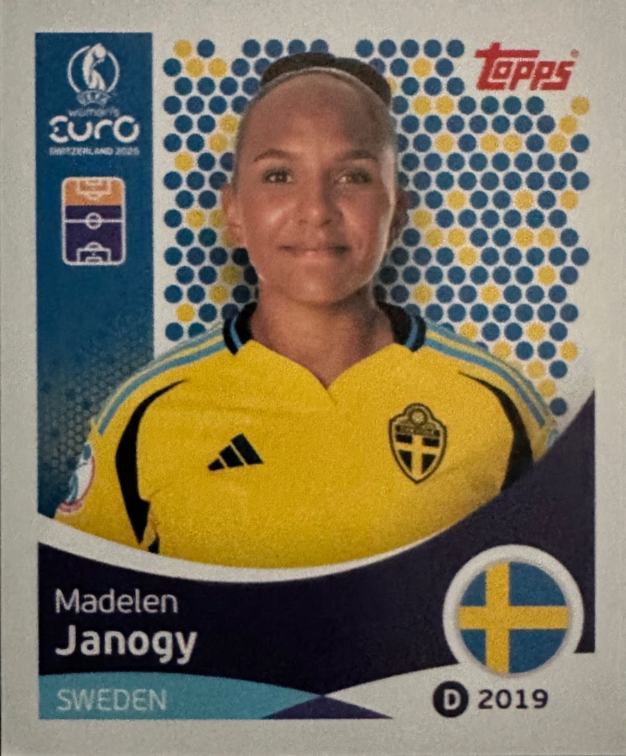 Women's Euro 2025 Switzerland - Scegli figurina da 201 a 300
