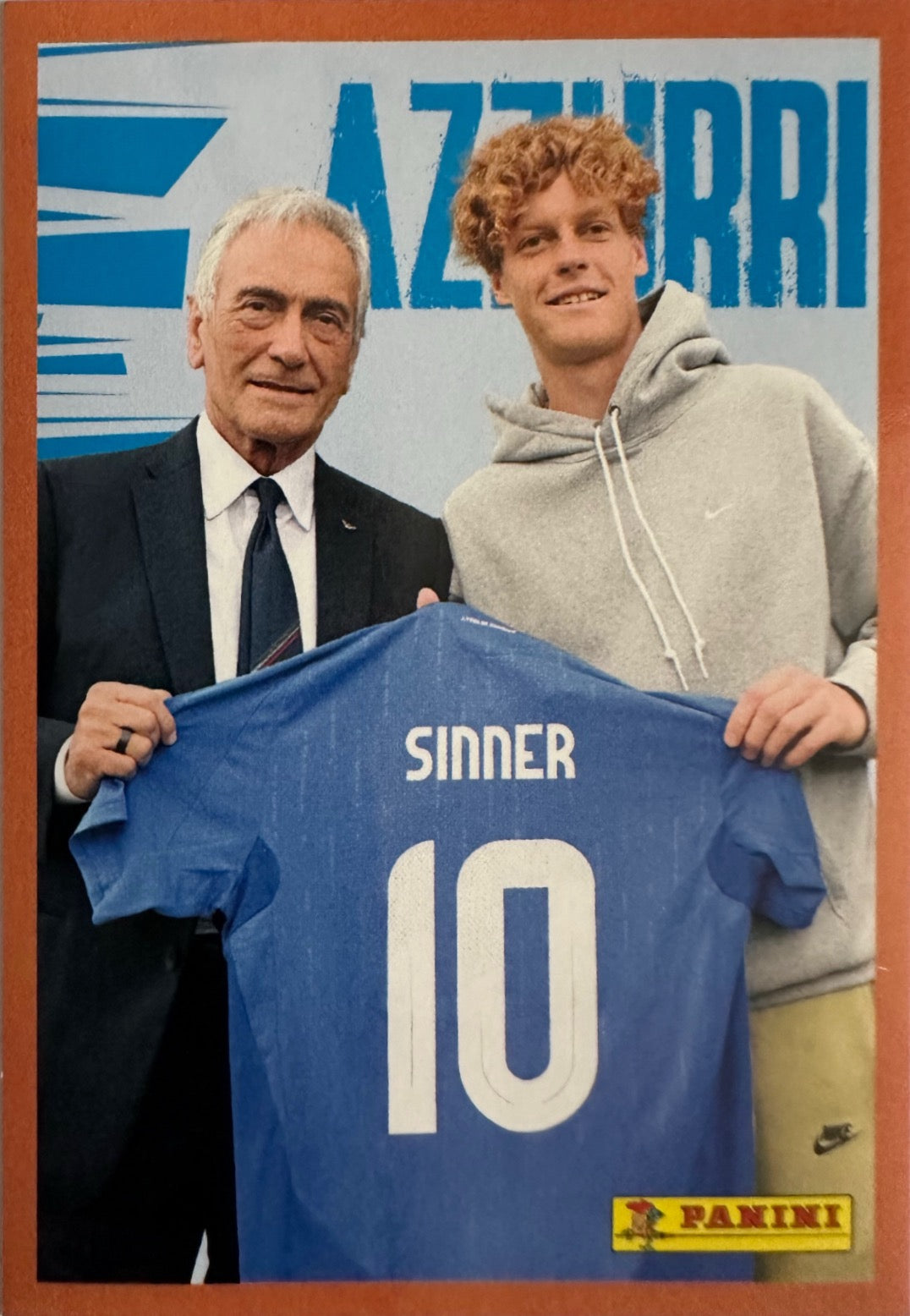 Jannik Sinner Panini 2025 mancolista - Scegli Figurina da 101 a 181 P1-P11
