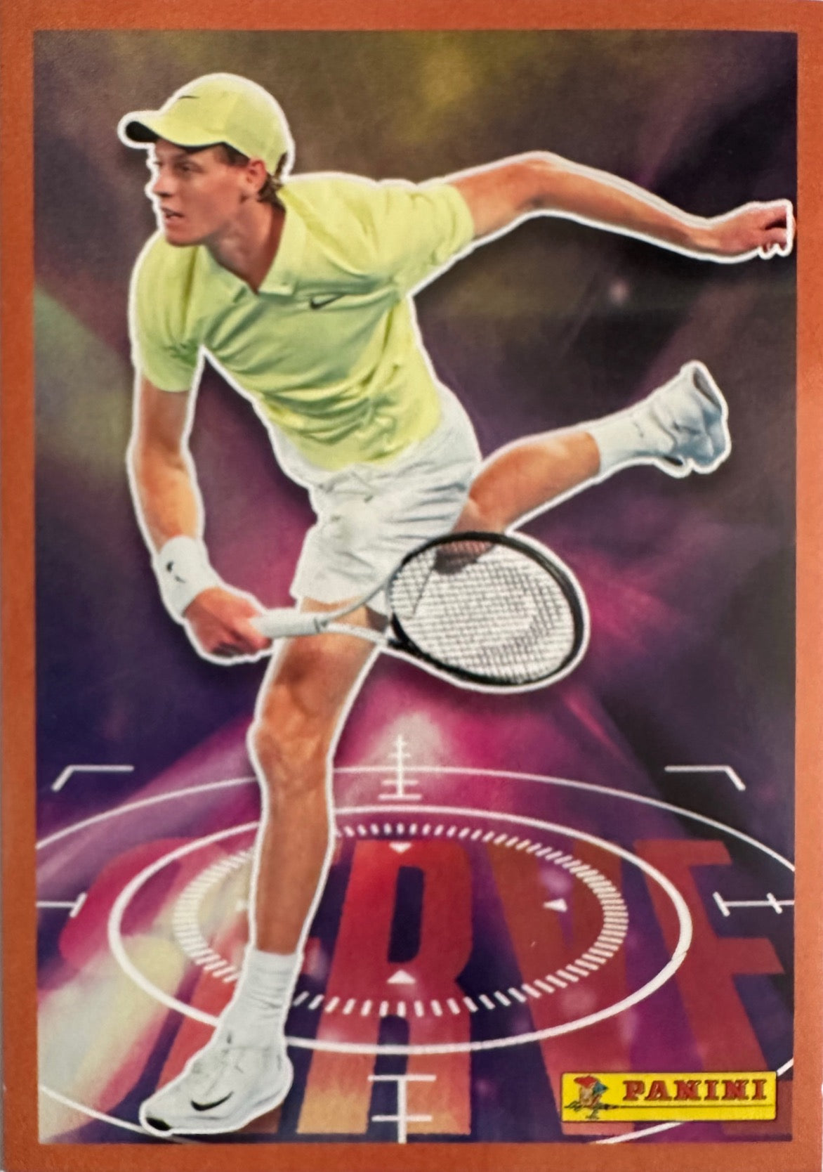 Jannik Sinner Panini 2025 mancolista - Scegli Figurina da 1 a 100