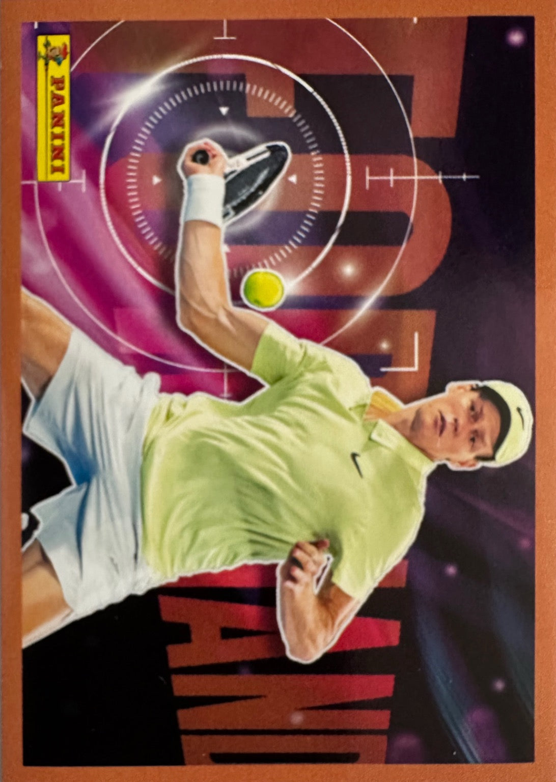 Jannik Sinner Panini 2025 mancolista - Scegli Figurina da 1 a 100