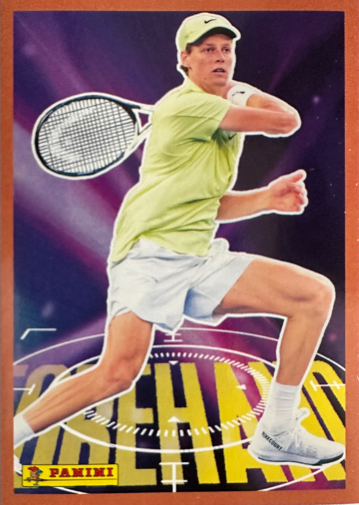 Jannik Sinner Panini 2025 mancolista - Scegli Figurina da 1 a 100
