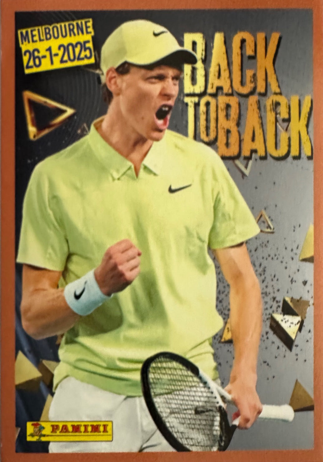Jannik Sinner Panini 2025 mancolista - Scegli Figurina da 101 a 181 P1-P11