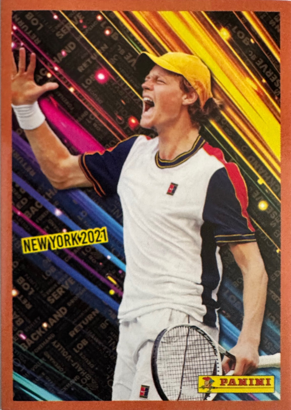 Jannik Sinner Panini 2025 mancolista - Scegli Figurina da 101 a 181 P1-P11