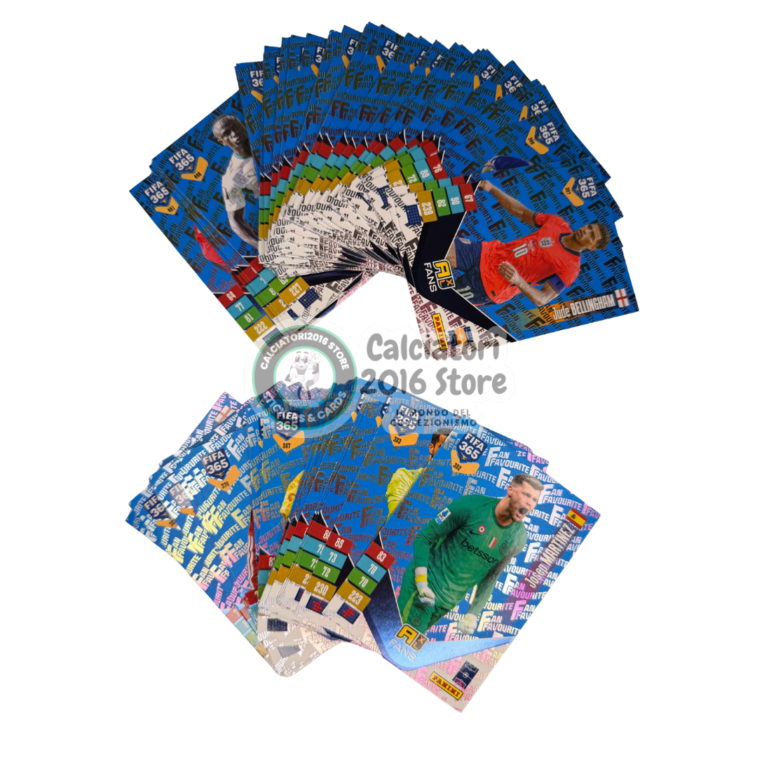 Adrenalyn XL Fifa 365 2027 - Set completo 100 Parallel Blu