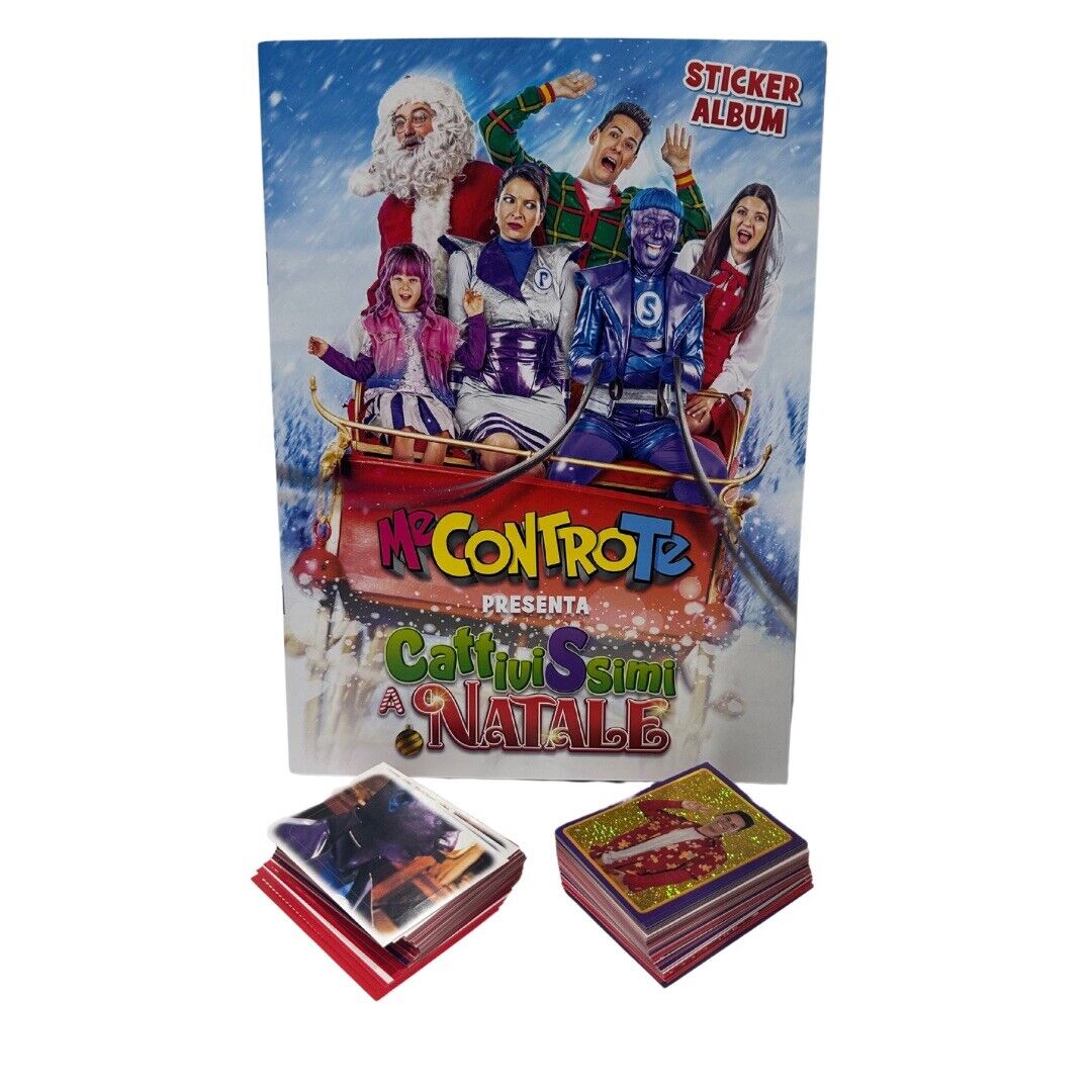 Me Contro Te 2024 Cattivissimi a Natale - Album + Set completo 184 figurine