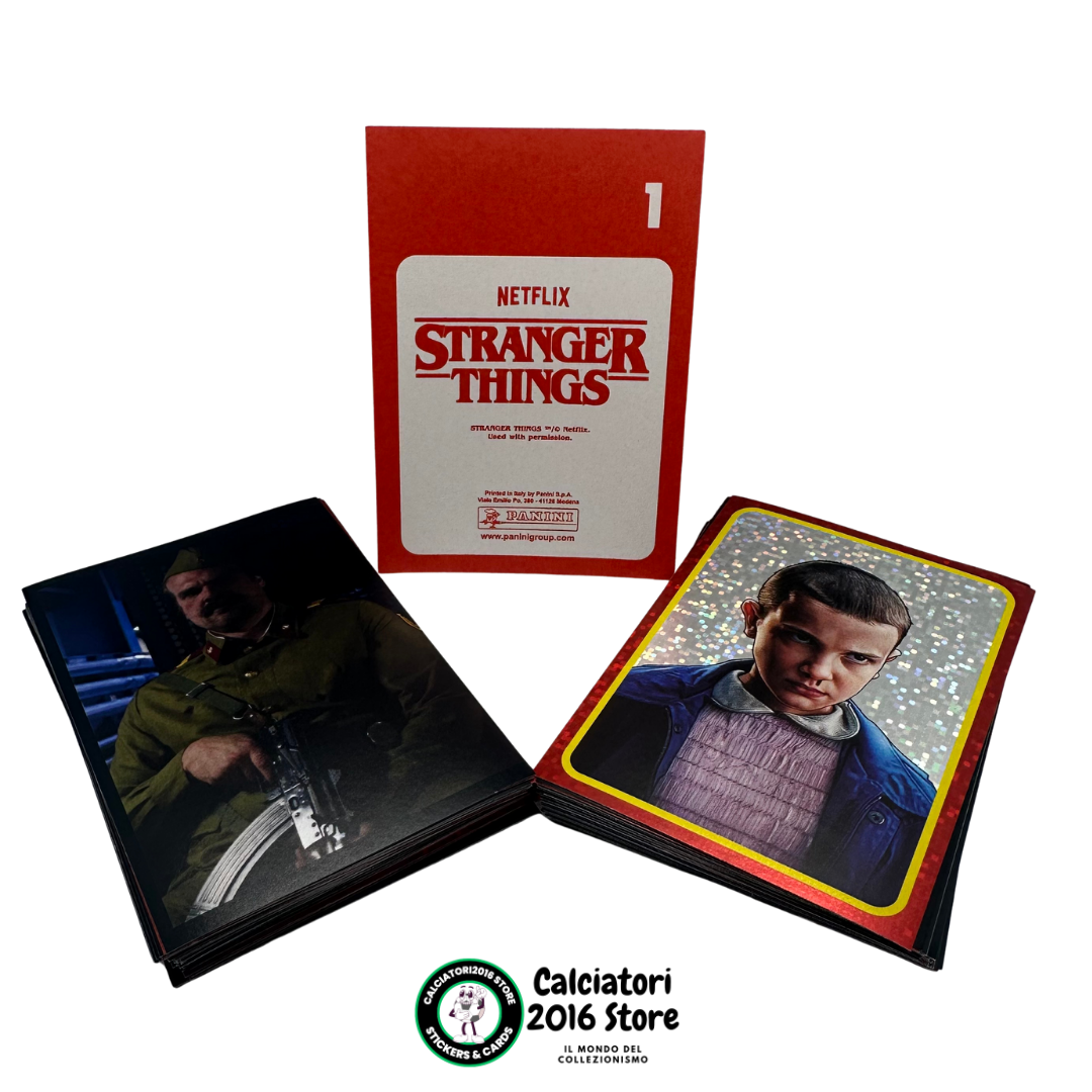 Stranger Things Panini Netflix 2025 - Lotto 80 figurine diverse