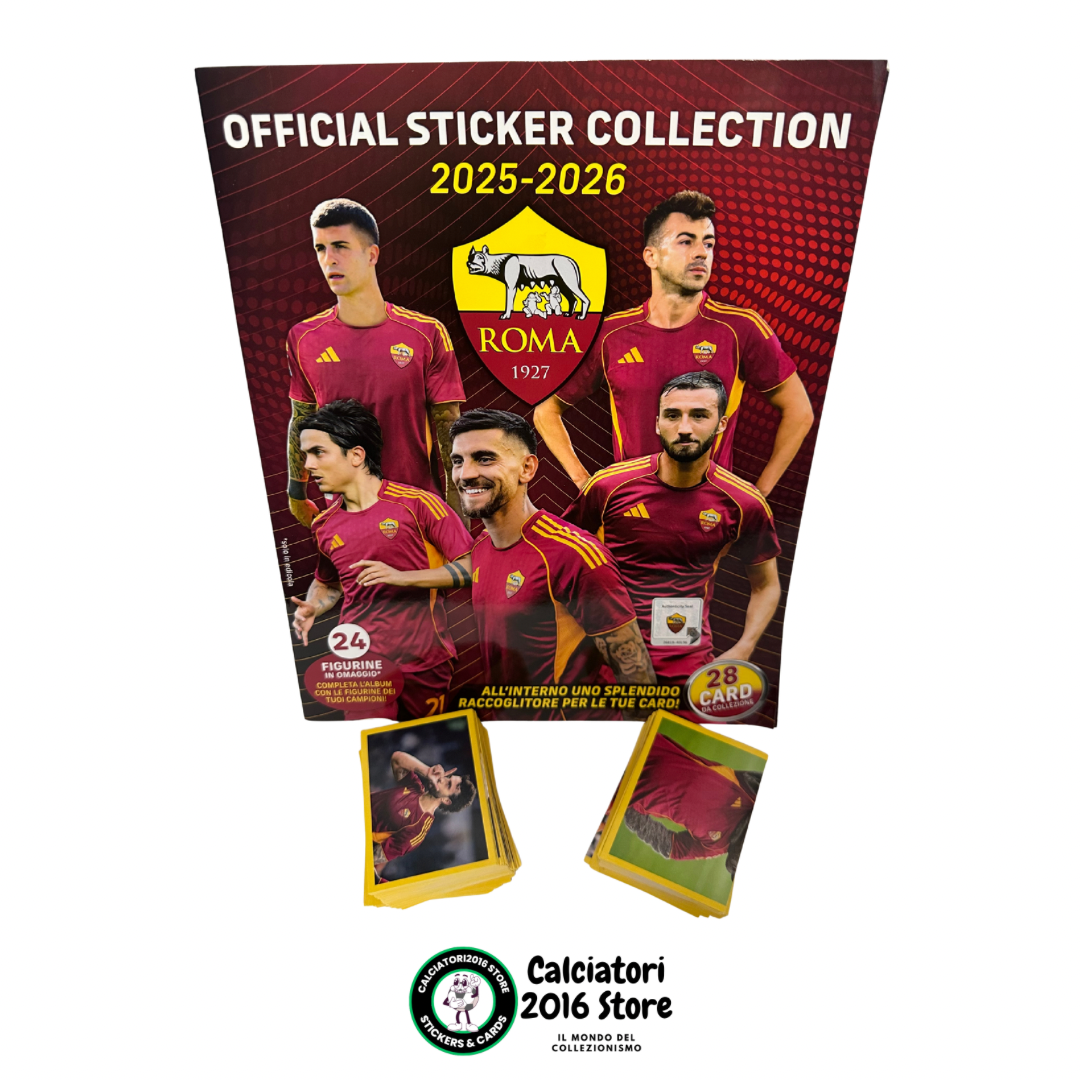 Roma 2025/26 Euro Publishing - Album + Set 216 Figurine (NO CARD)