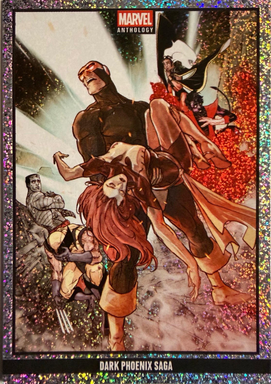 Marvel Anthology Panini - Box vuoto + set completo 100 Parallel Stardust Holo