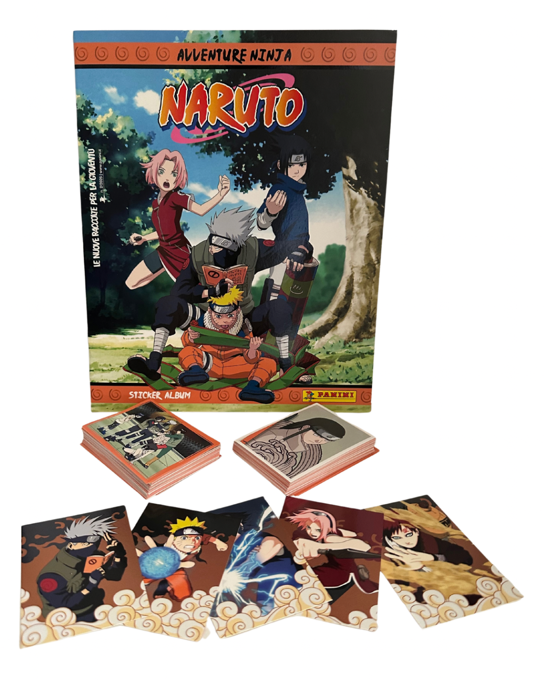 Naruto avventura Ninja Panini - Album vuoto + Set completo 176 figurine + 5 Limited
