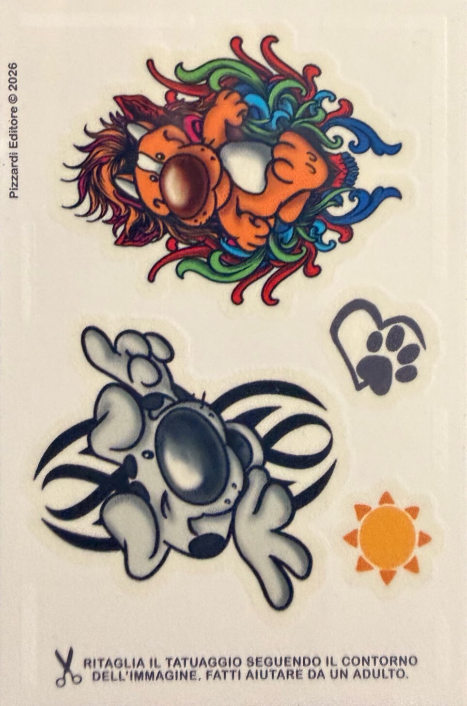 Amici Cucciolotti 2026 Pizzardi Editore - Figurine a scelta da 251 a 460 MD MS Tattoo