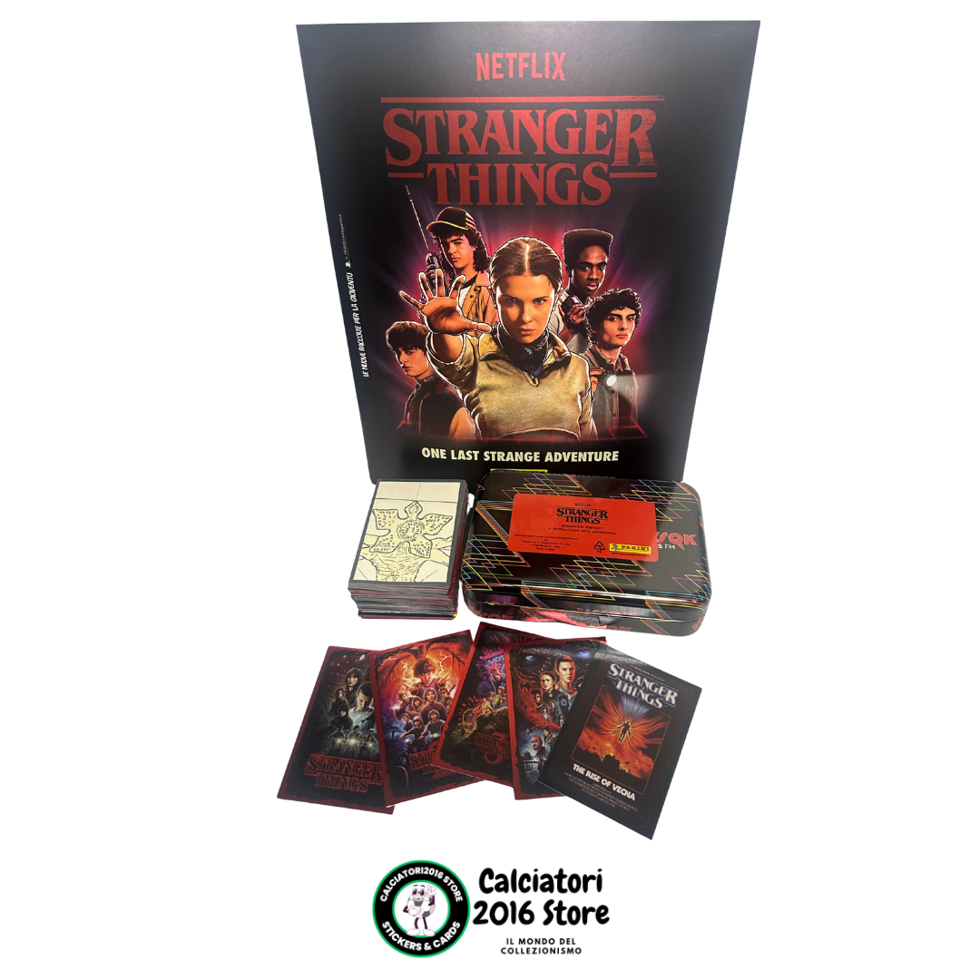 Stranger Things Panini Netflix 2025 - Album + Set completo + 5 Limited & Tin