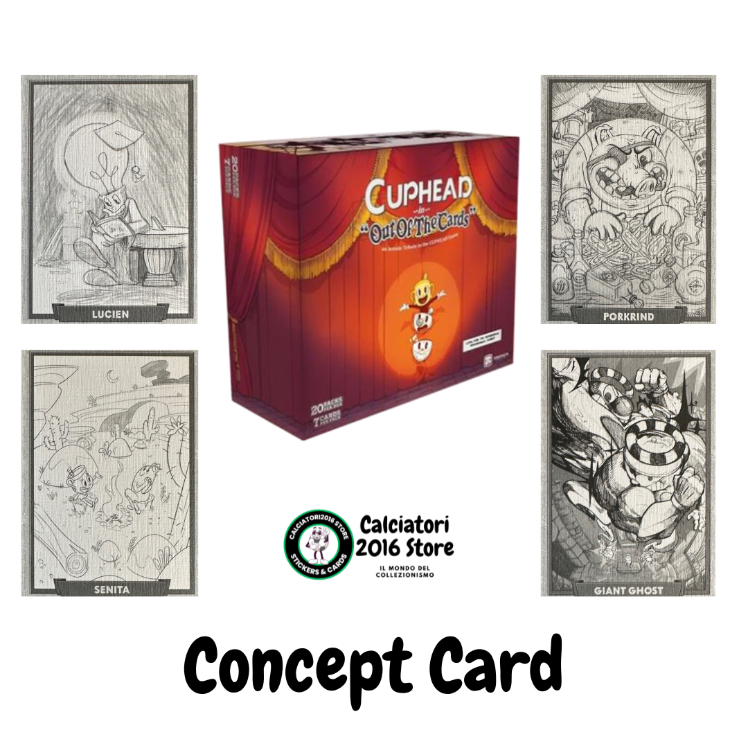 Cuphead Dario Moccia 2025 mancolista - Scegli Concept Card da 1 a 100