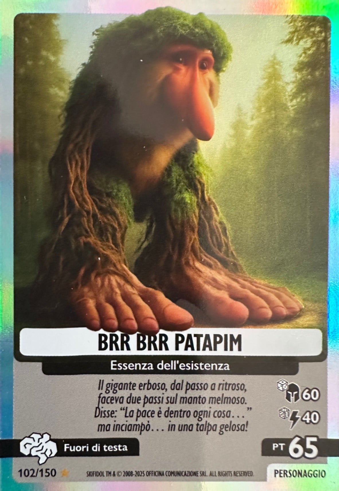 Skifidol Italian Brainrot Universo Psichedelico mancolista - Scegli Card da 101 a 150