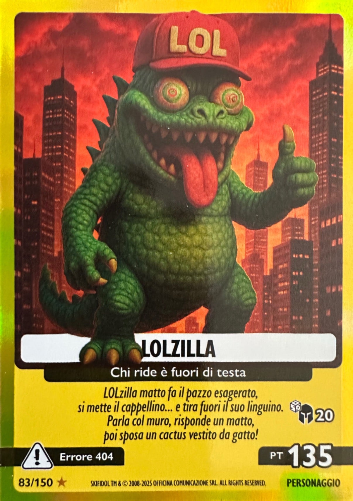 Skifidol Italian Brainrot Universo Psichedelico mancolista - Scegli Card da 1 a 100