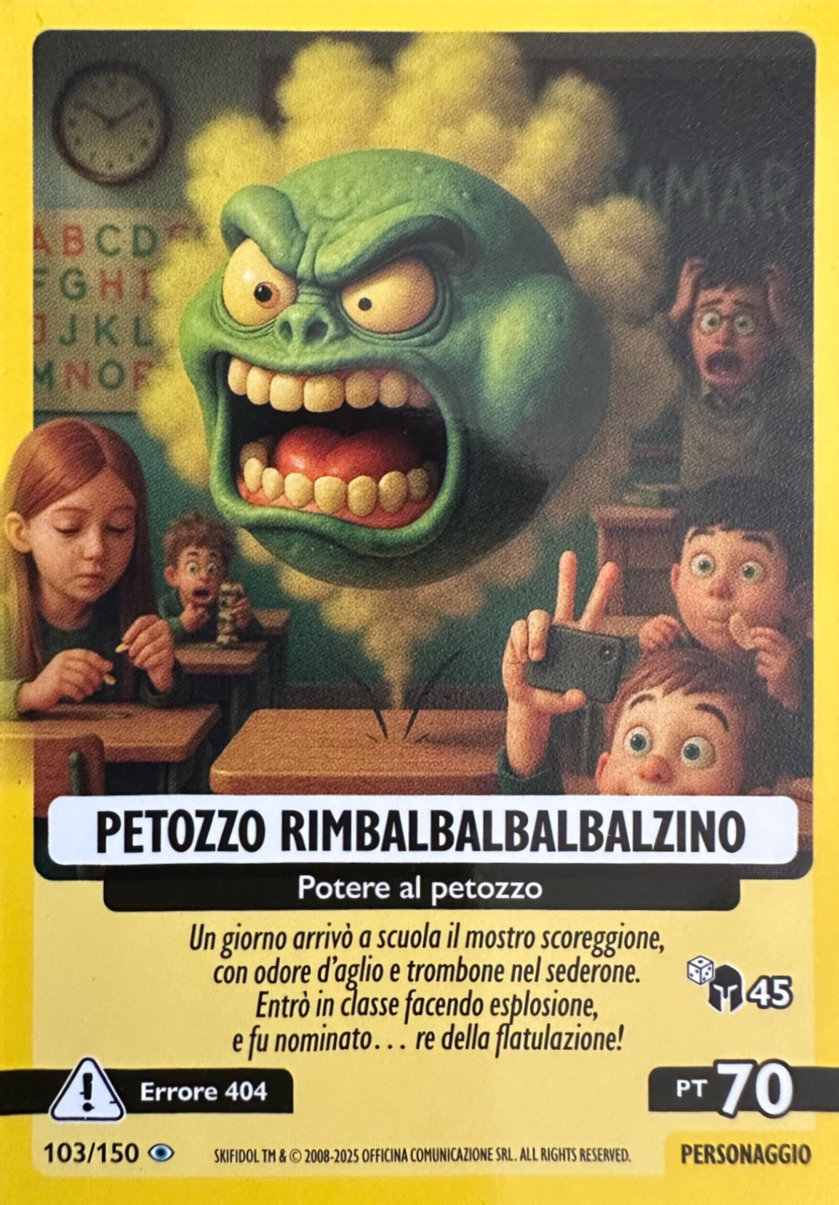 Skifidol Italian Brainrot Universo Psichedelico mancolista - Scegli Card da 101 a 150