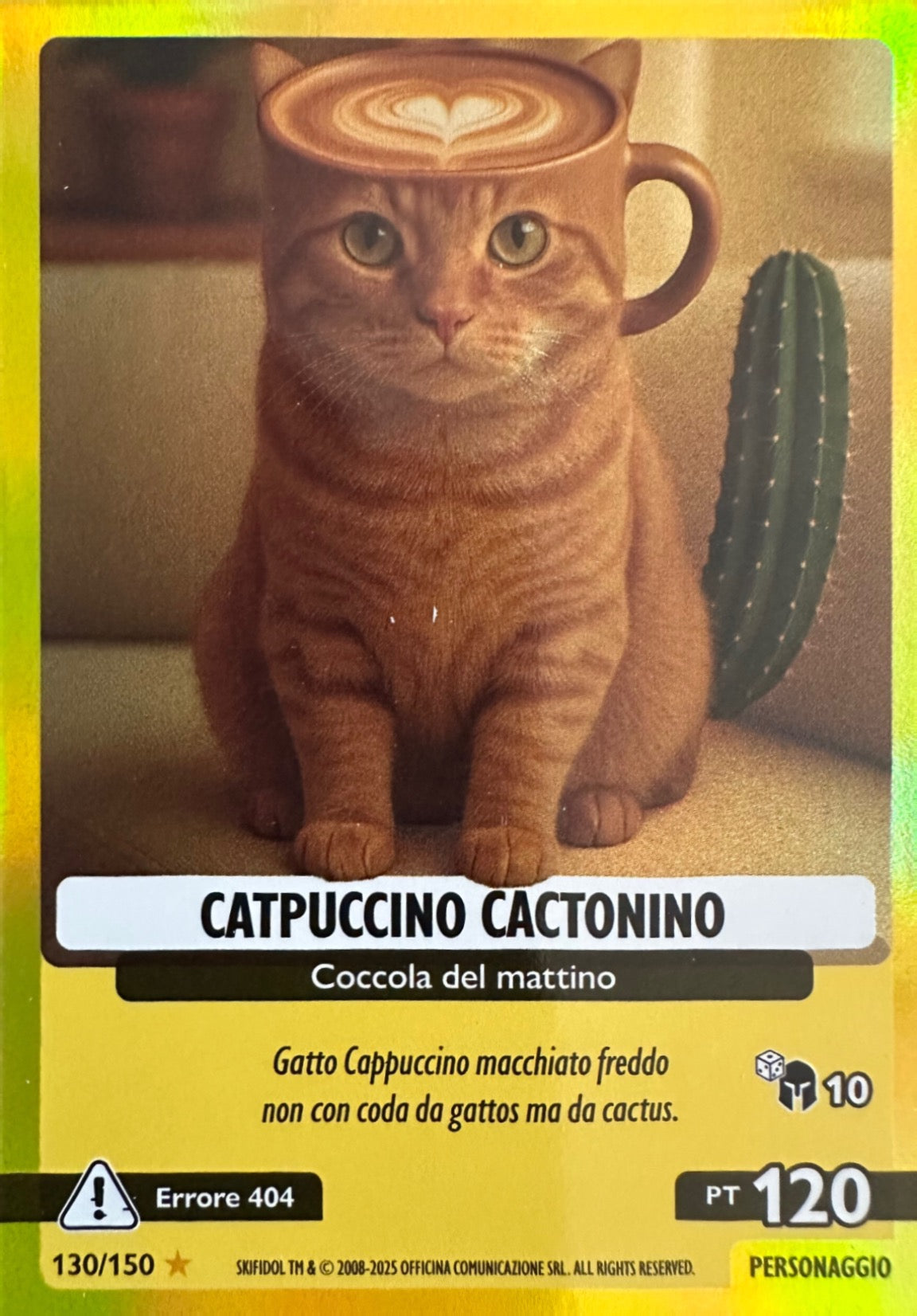 Skifidol Italian Brainrot Universo Psichedelico mancolista - Scegli Card da 101 a 150